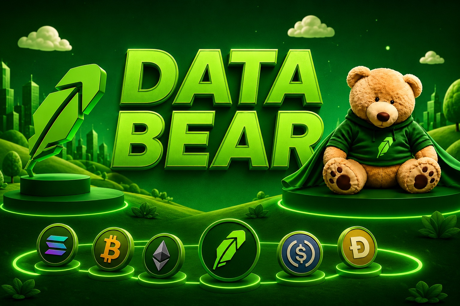 Data Bear on the podium
